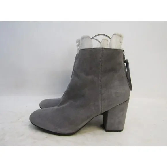 Steve Madden Shoes Steve Madden Womens Sz M Gray Suede Zip